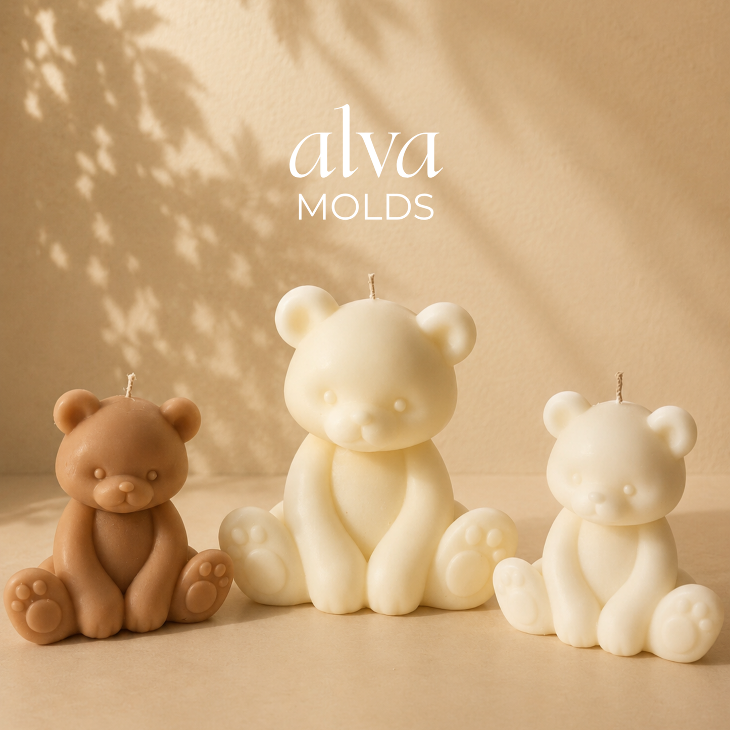 Bear Silicone Mold for Candle Making
