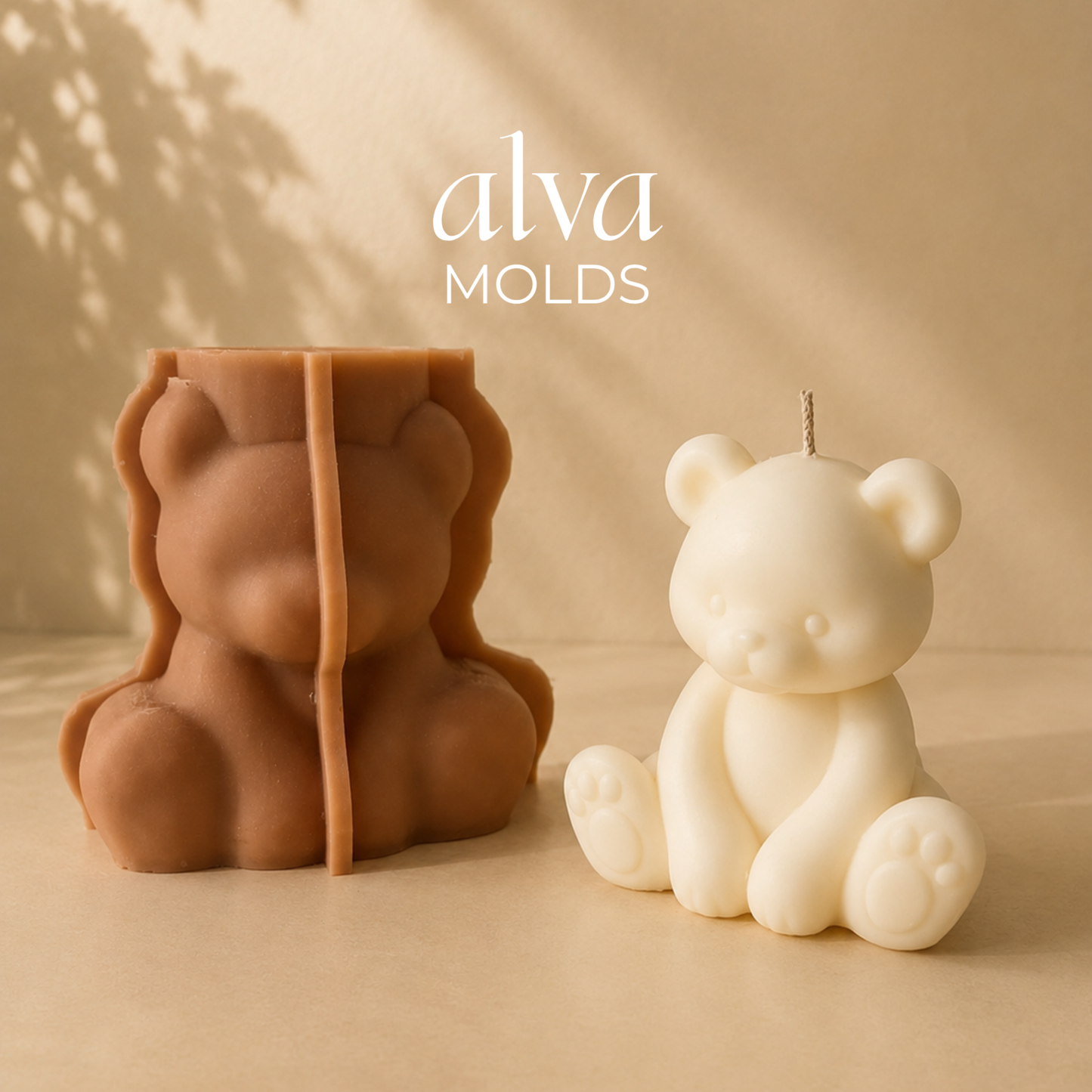 Bear Silicone Mold for Candle Making
