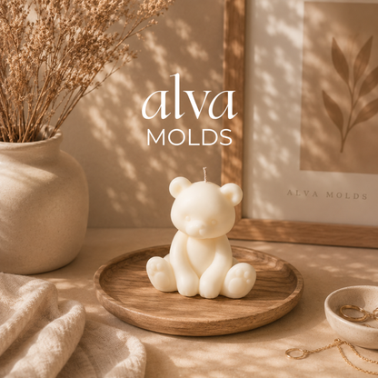 Bear Silicone Mold for Candle Making